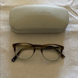 Warby Parker topper in stone river fade